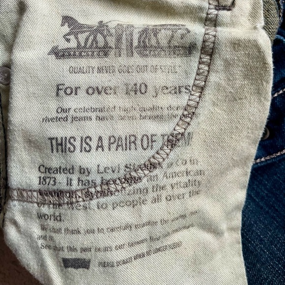 Men’s Levi’s 511 slim fit straight men’s denim jeans 30 X 32 - Picture 4 of 6